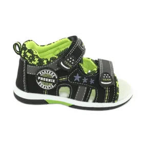 American Club DR15 / 20 sandales garçon le noir gris vert