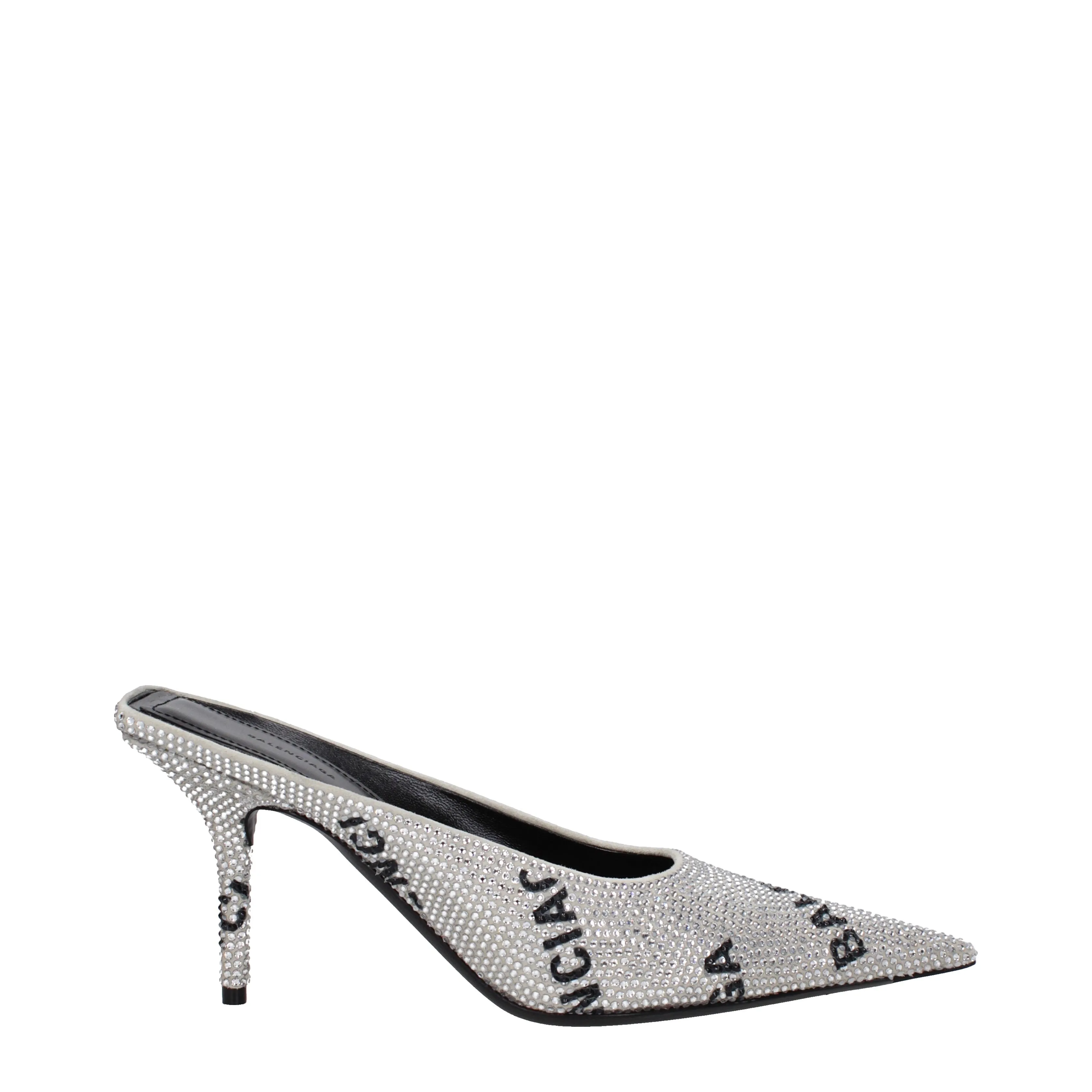 Balenciaga Sandals femmes en daim argent