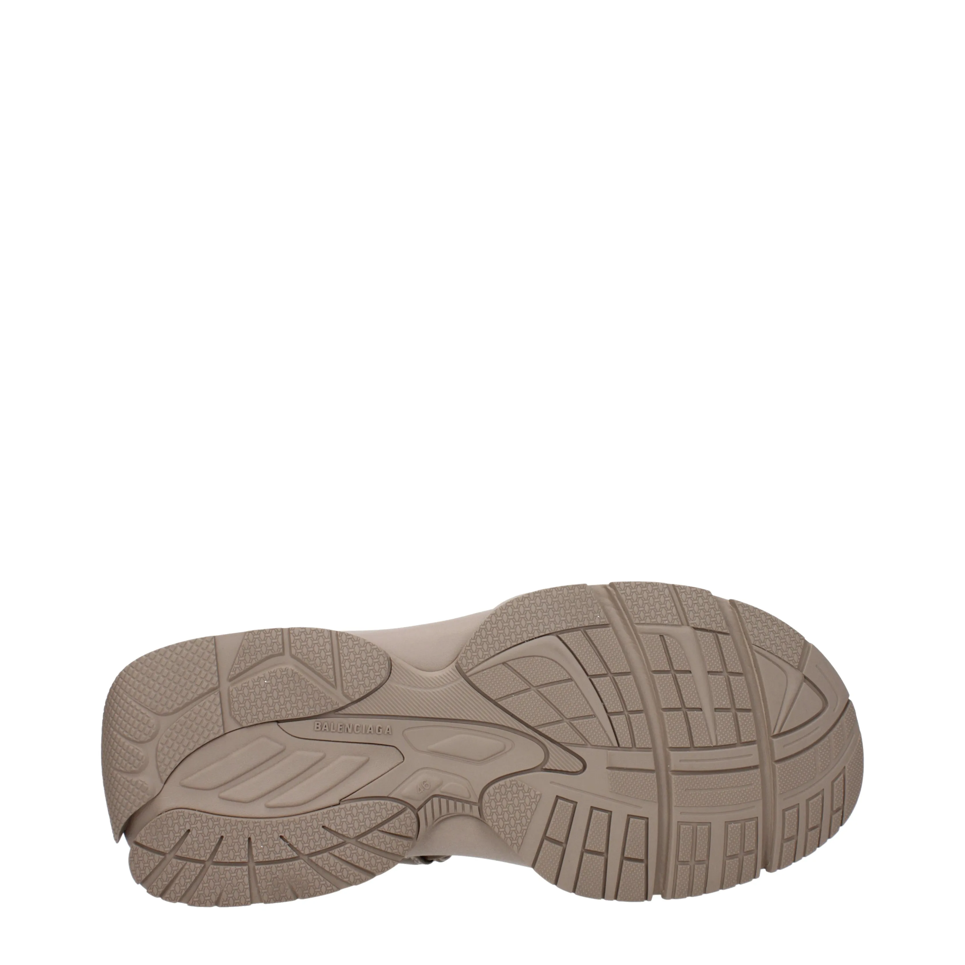 Balenciaga Sandals touristes homme en cuir beige / taupe