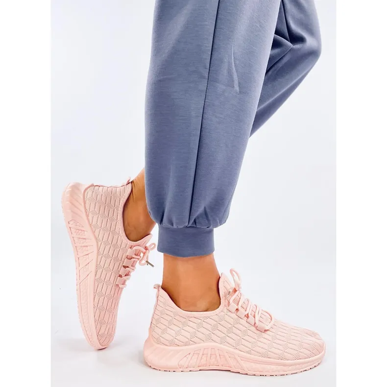 Barkes Chaussures de sport chaussettes roses