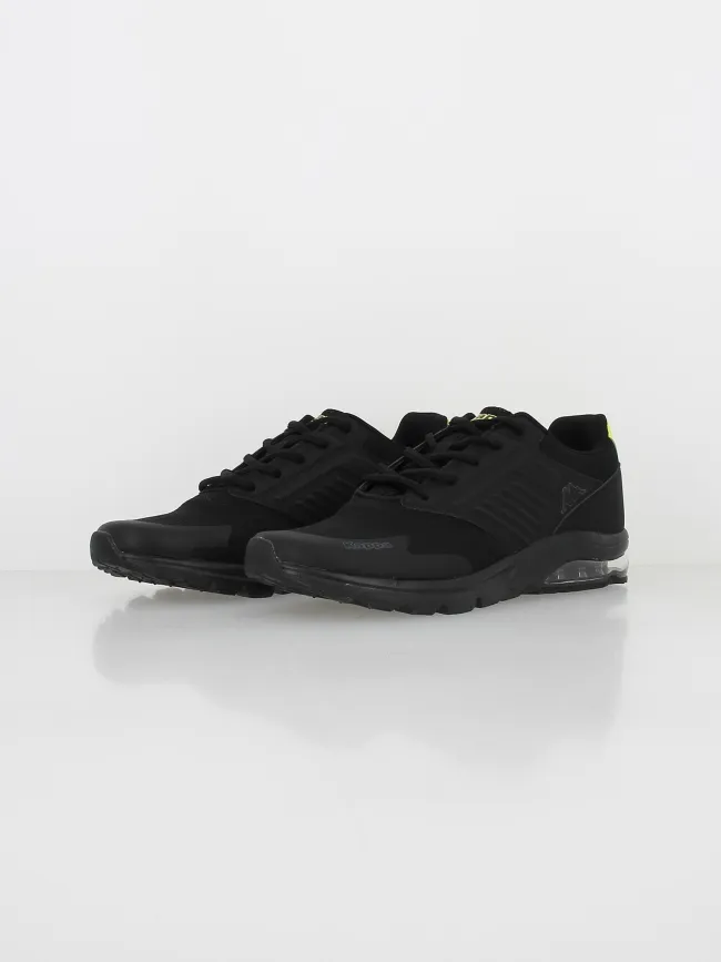 Baskets basses myagi fluo noir homme - Kappa | wimod