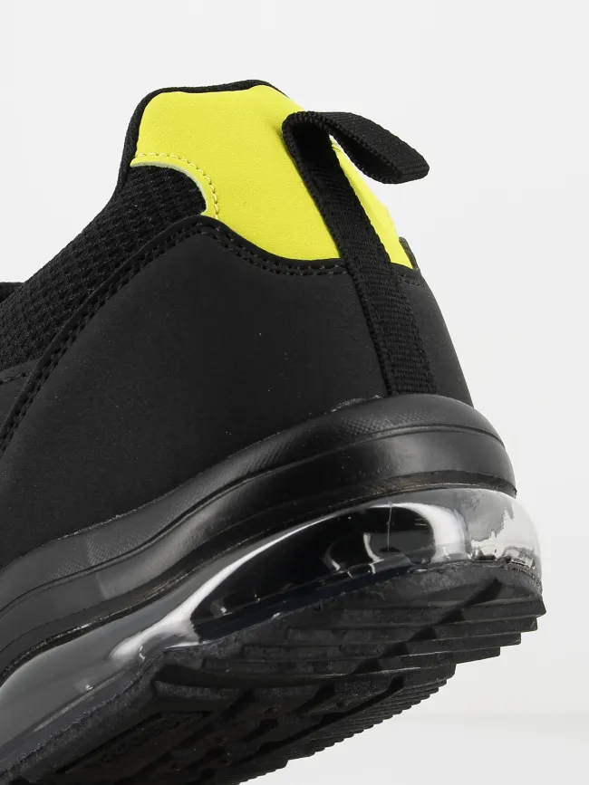 Baskets basses myagi fluo noir homme - Kappa | wimod