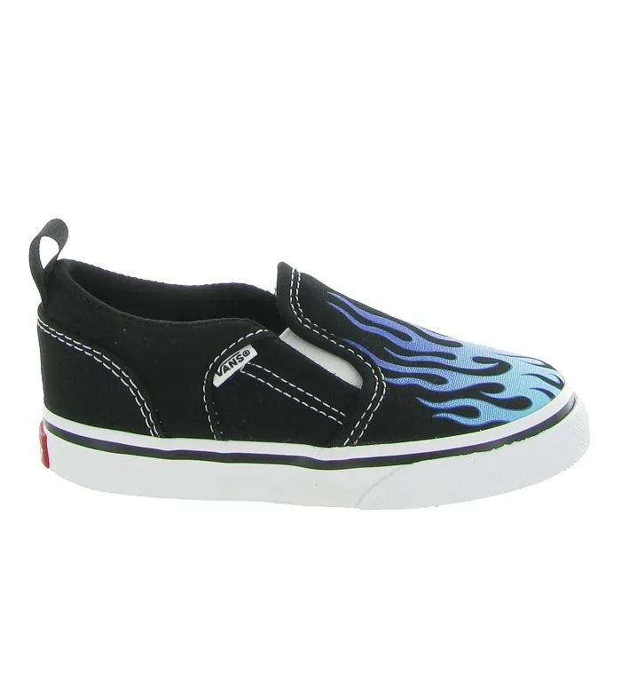 baskets et sneakers -  - bebe garcon - Toile Jean - Bleu - Vans