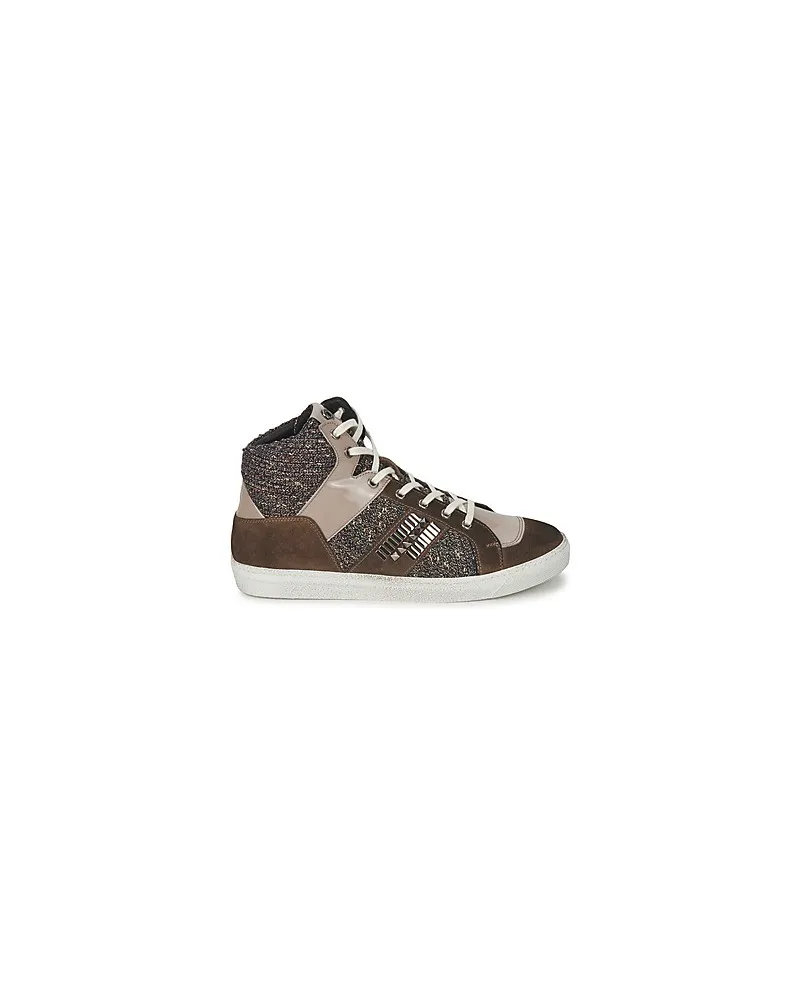 Baskets montantes femmes Janet Sport ERICMARTIN Marron