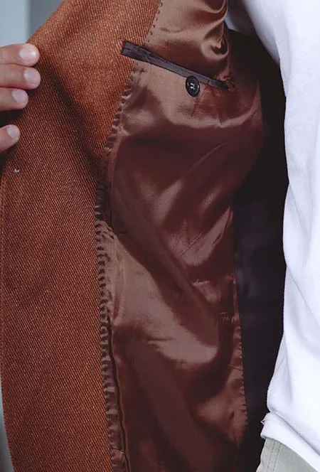 Blazer Camel Slim