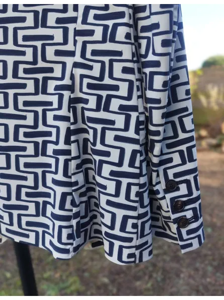 Blazer chic imprimé RRD