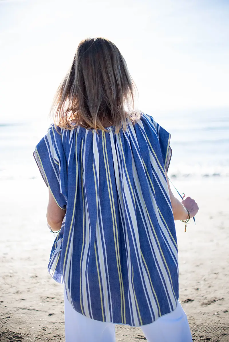 Blouse Daffodil Navy - Laurence Bras | Les Chiquettes