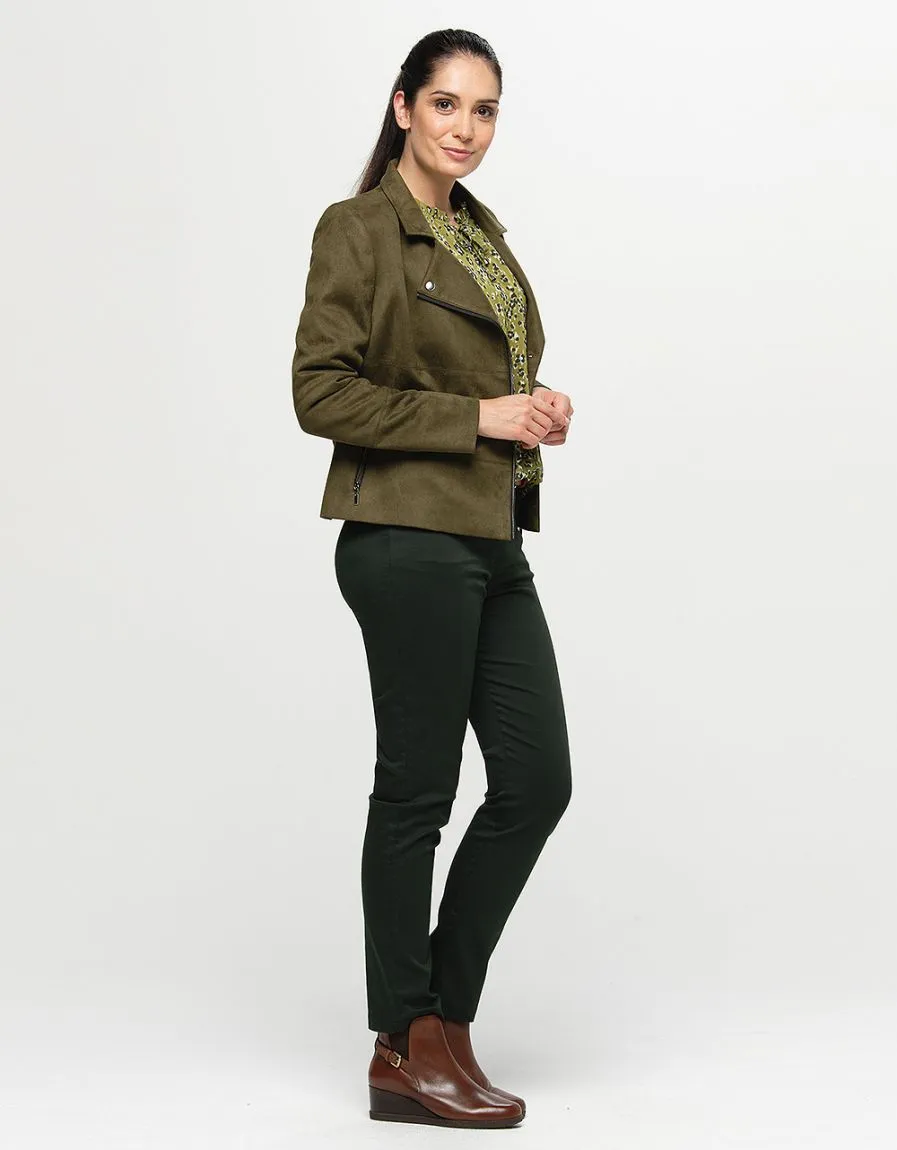 Blouse kaki imprimé - Blouses & Chemisiers