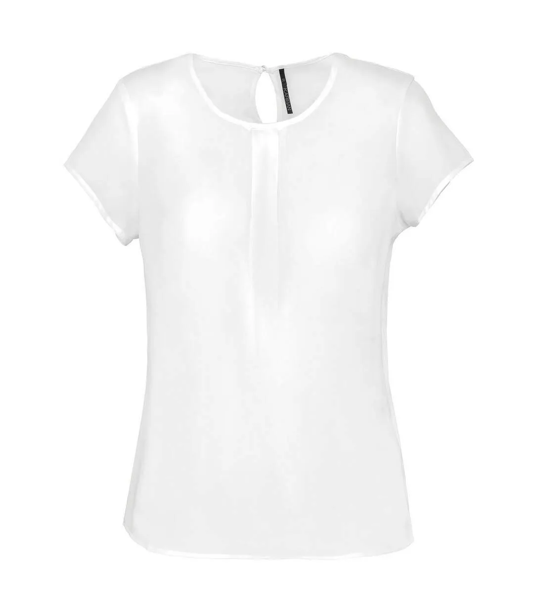 Blouse matière crêpe - Femme - K5002 - blanc cassé