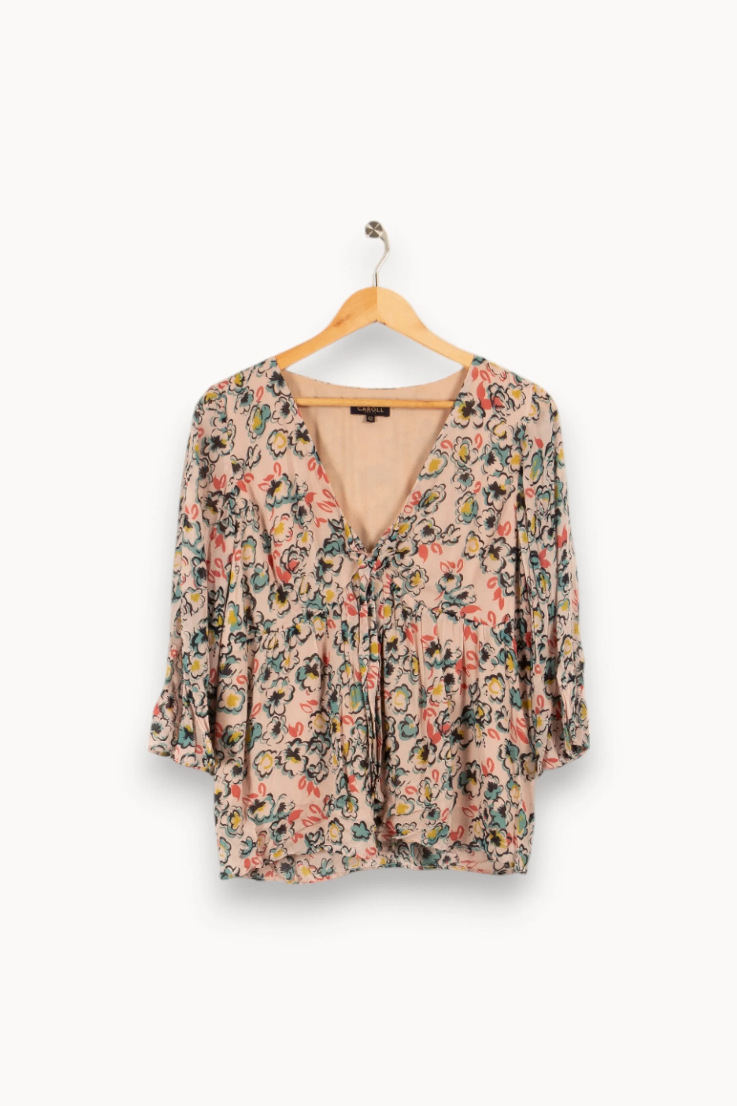 Blouse multicolore à motifs - Taille S/36