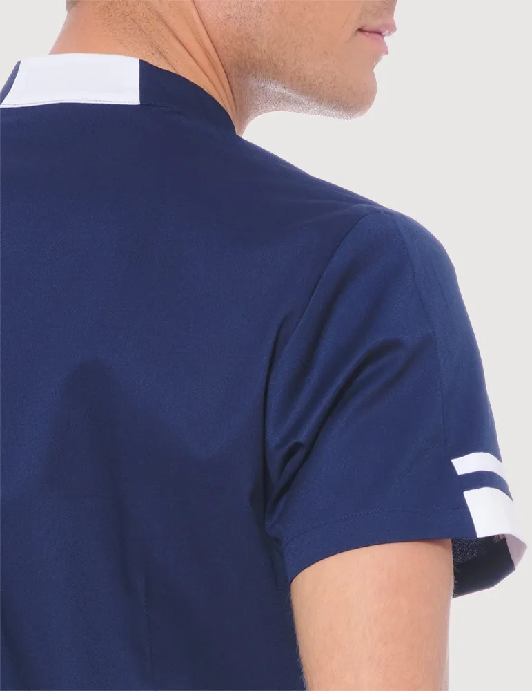 Blouse médicale Marley couleur/blanc dentiste, pharmacien, vétérinaire