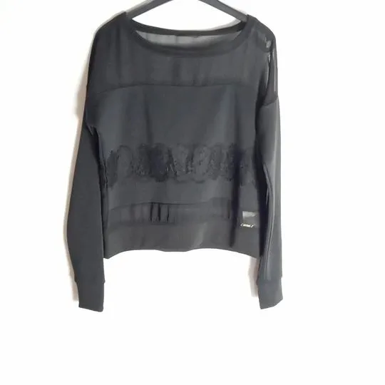 Blouse noire manches longues - Guess - taille EU 32 / US XS