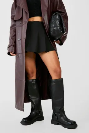 Bottes à bout carré et boucle