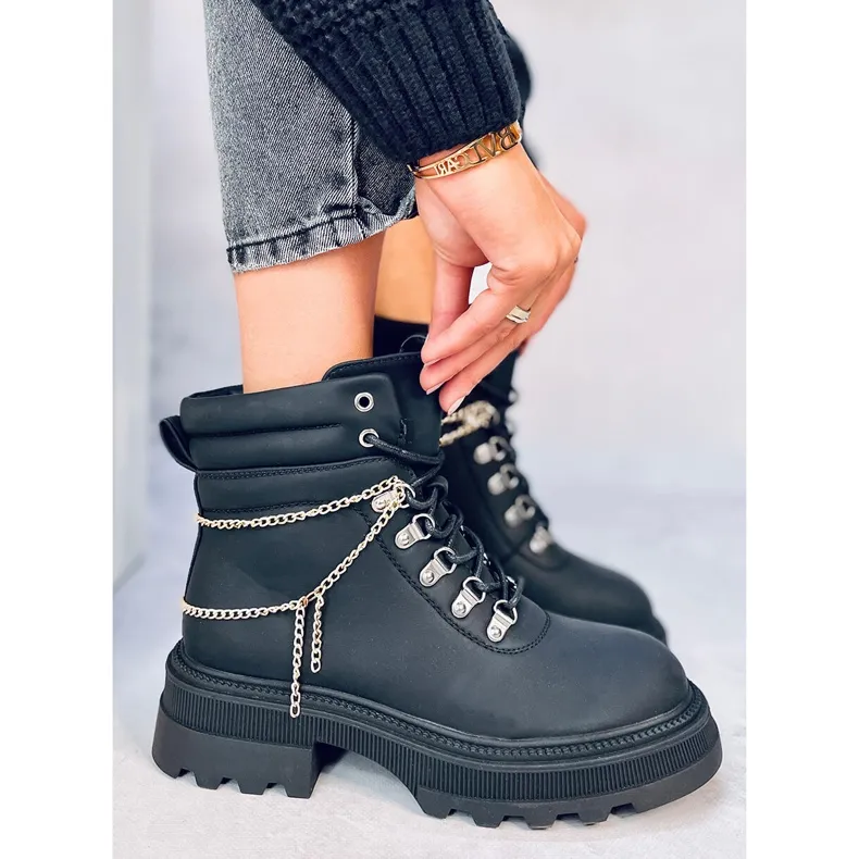 Bottes de trappeur noires Hudson le noir
