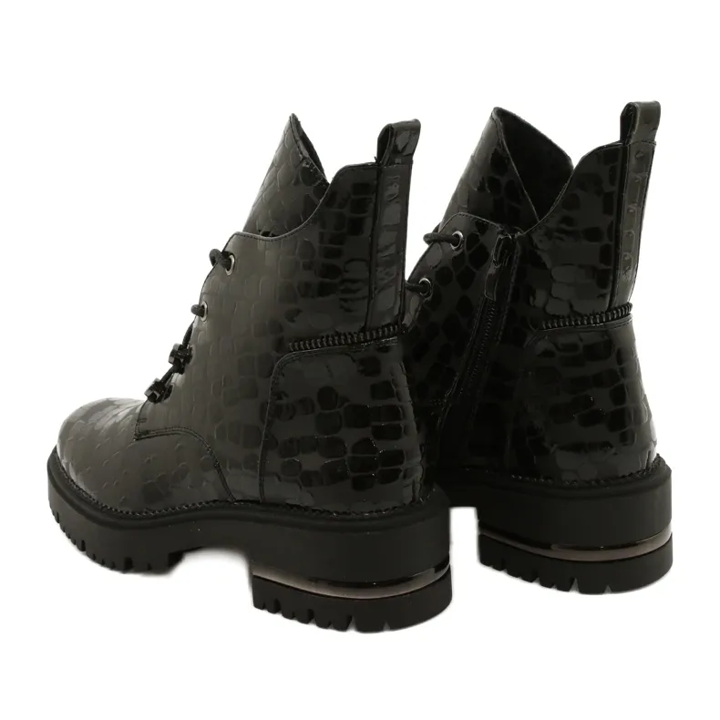 Bottes élégantes Sergio Leone TR744 le noir
