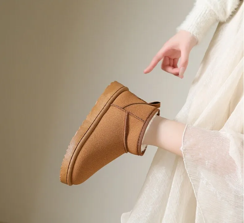Bottines Avec Fourrure pour Femmes