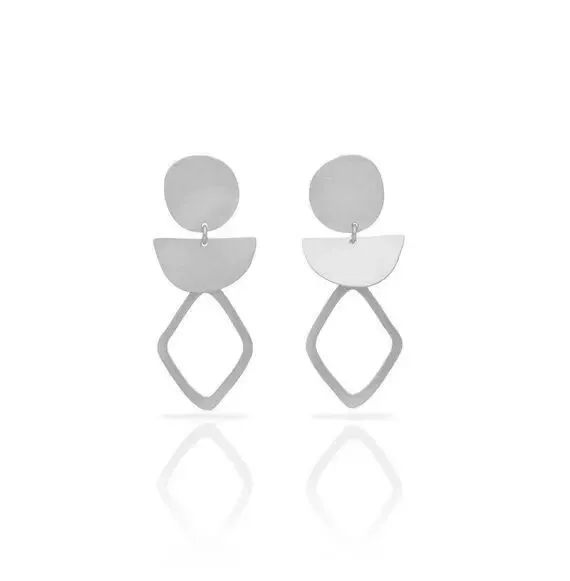 Boucles d'oreilles argent pendantes RAS