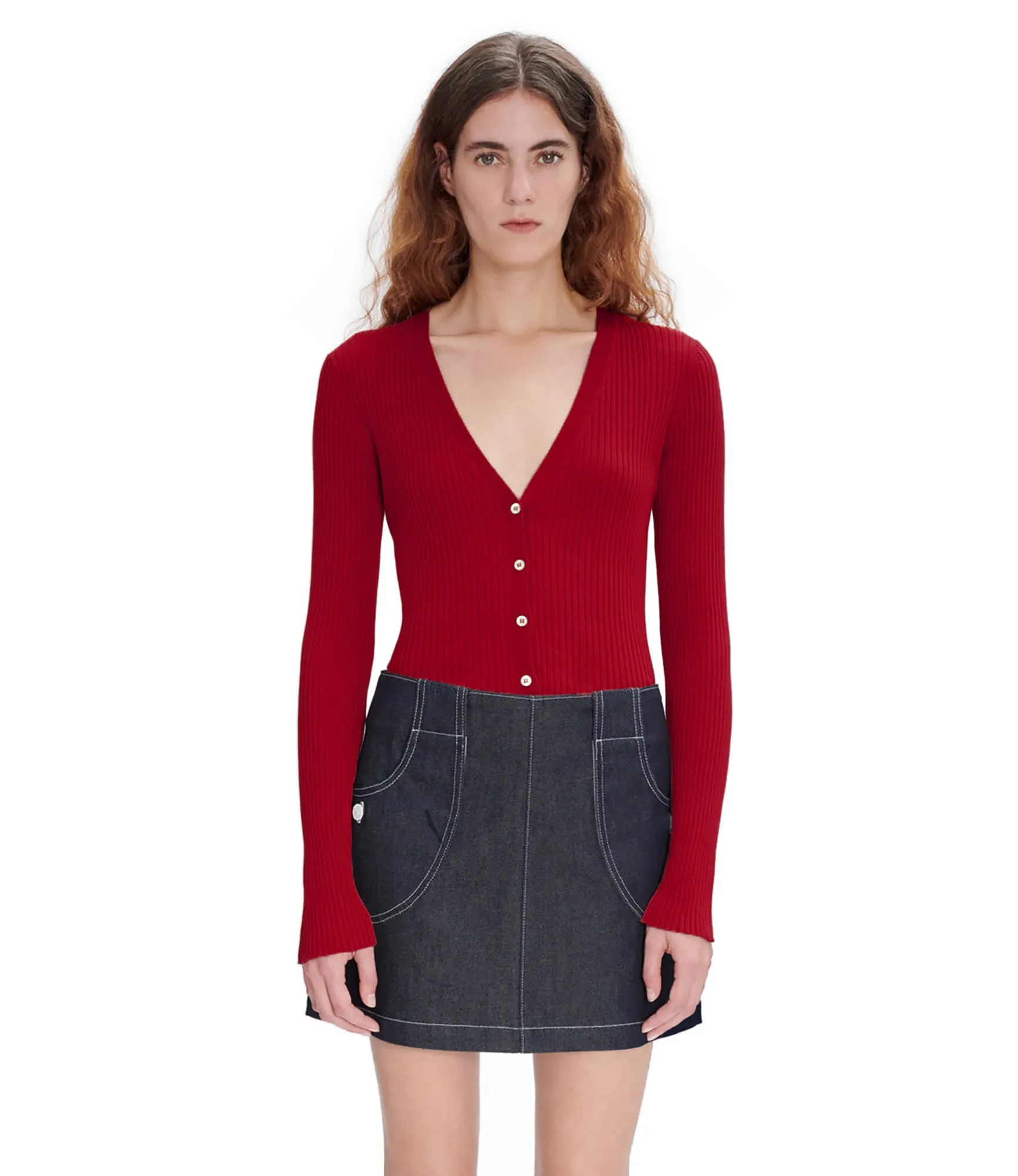 Cardigan Ambre Framboise | A.P.C.