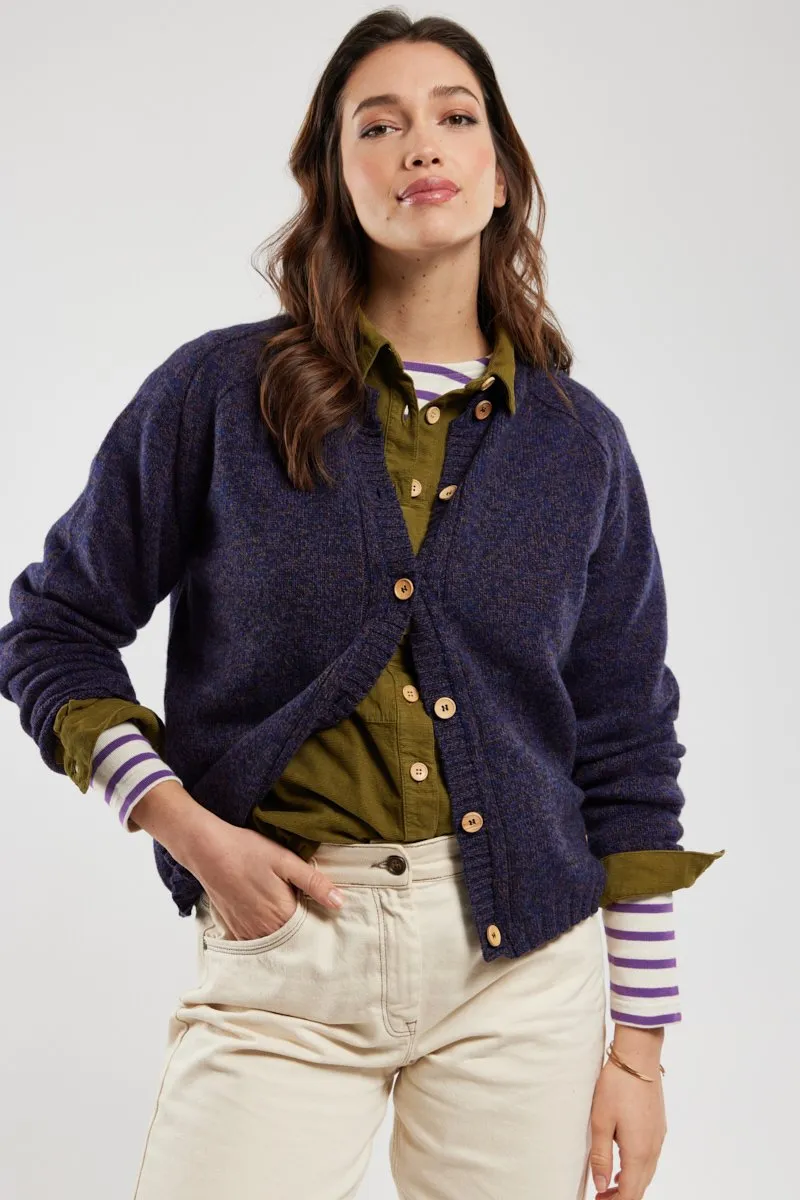 Cardigan boutonné - laine