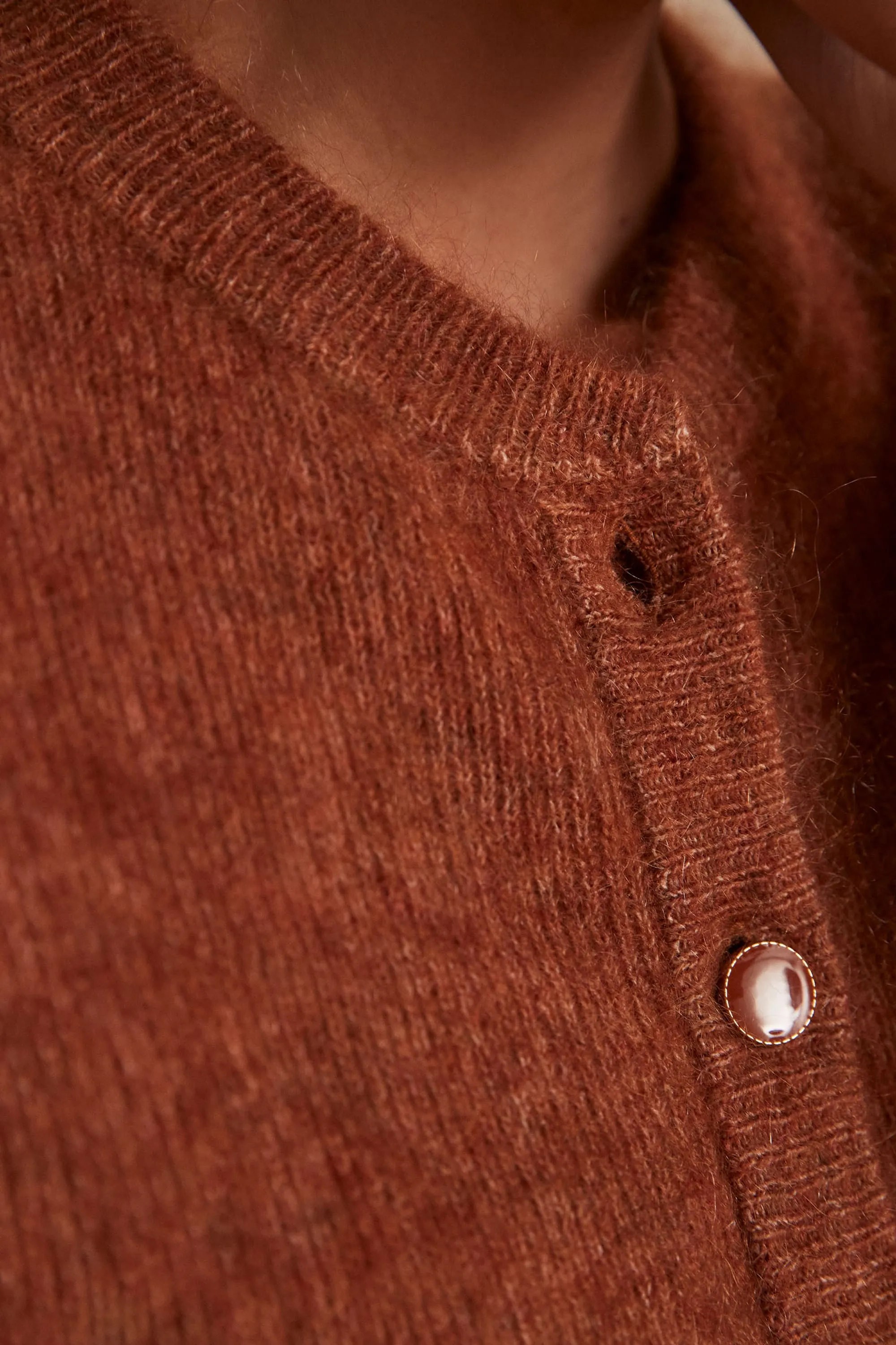 Cardigan LOU MOHAIR | Maison 123