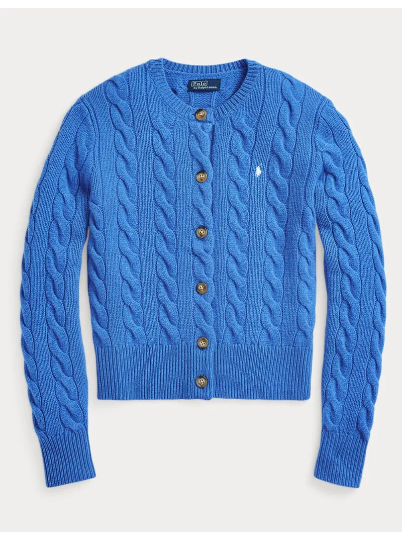 Cardigan torsadé laine cachemire Ralph Lauren