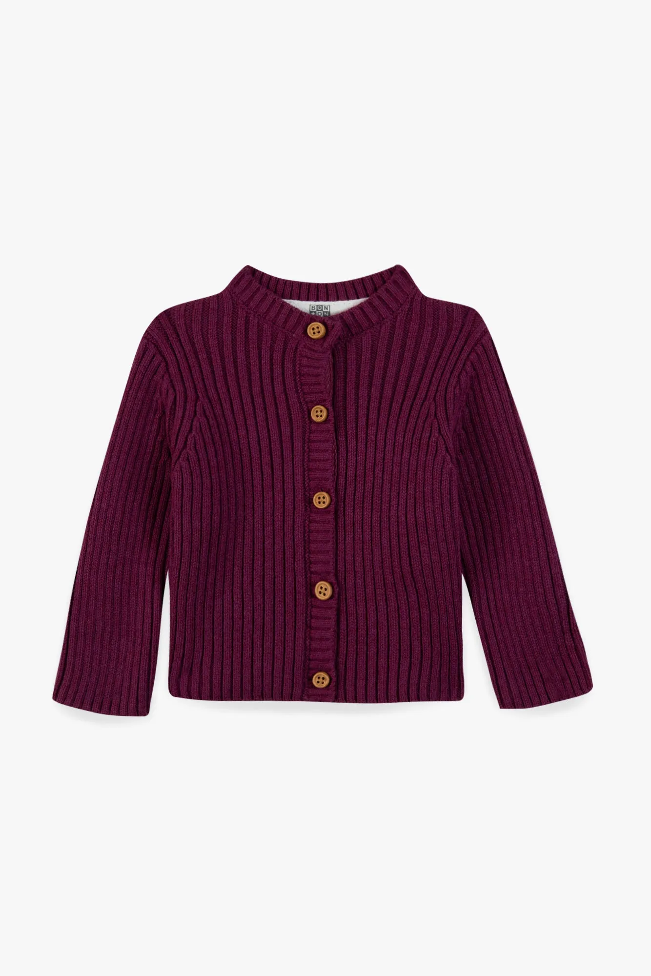 Cardigan - Violet coton