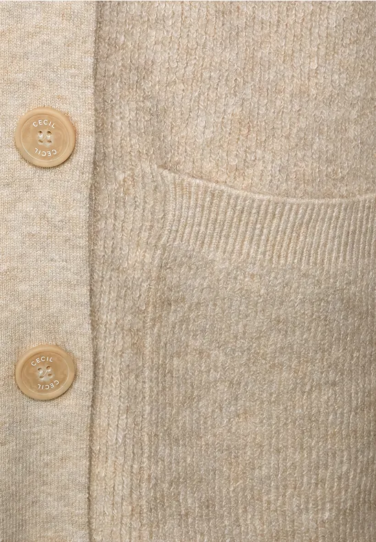 CECIL Cardigan de couleur unie 
