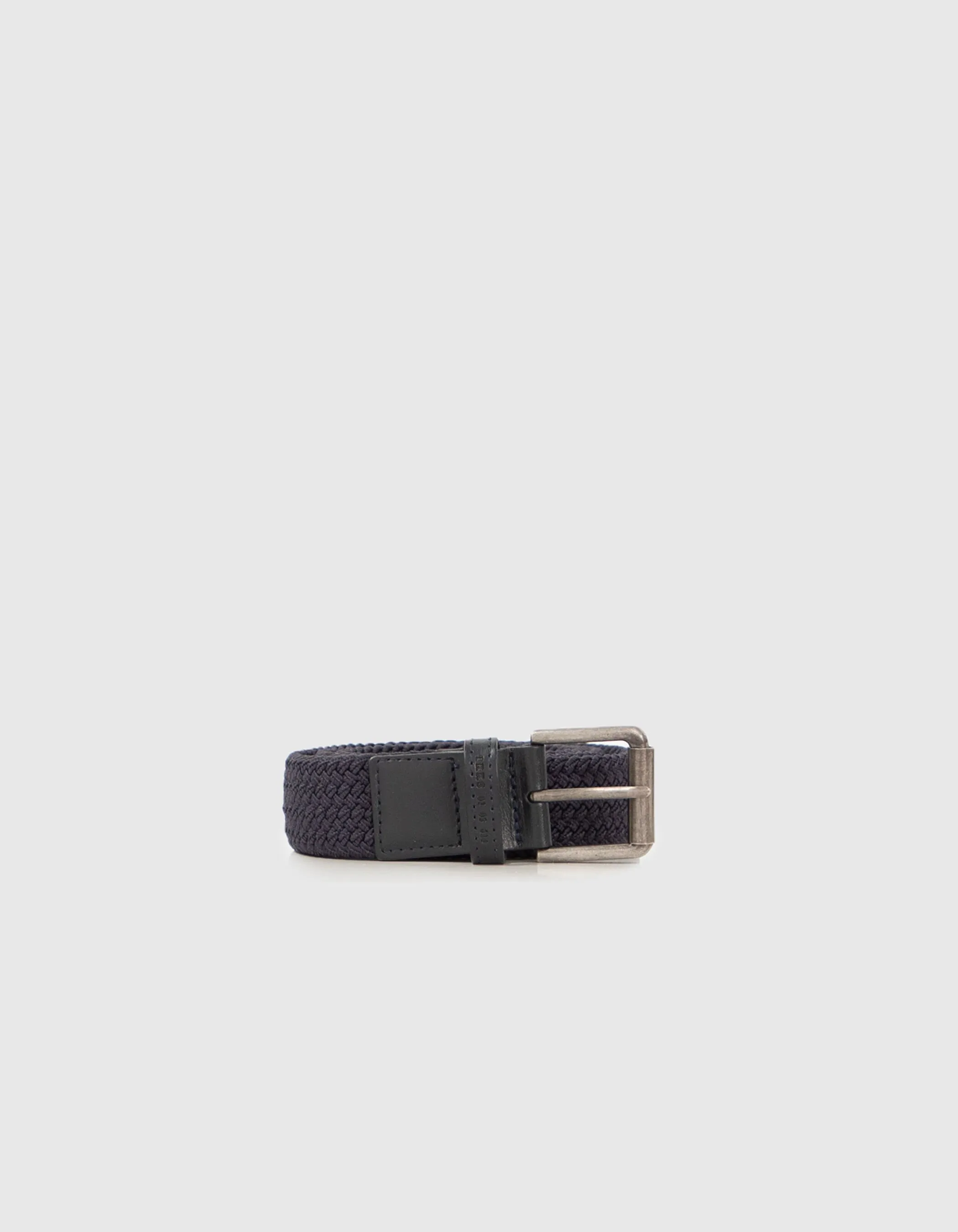 Ceinture dark navy tressée Homme