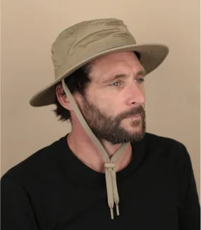 chapeau fedora beige - Coolmax Safari Bucket khaki Brixton : Headict
