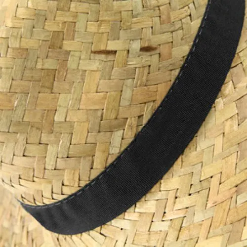 Chapeau personnalisé en paille tressée - CLYDE