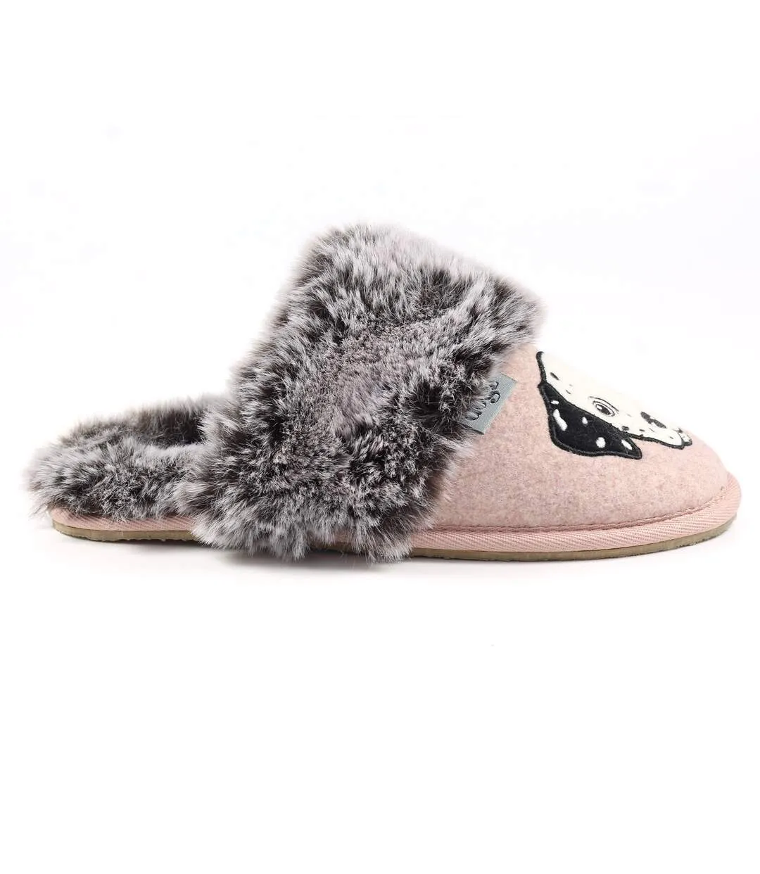 Chaussons dalmation femme rose Lazy Dogz