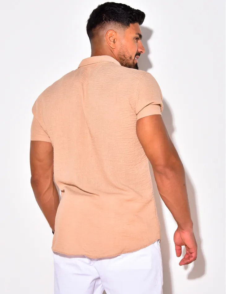 Chemise manches courtes à poches / 47666 - JEANS INDUSTRY
