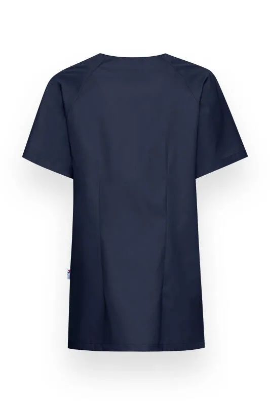 CORE Blouse Femme - Entièrement boutonnée bleu navy