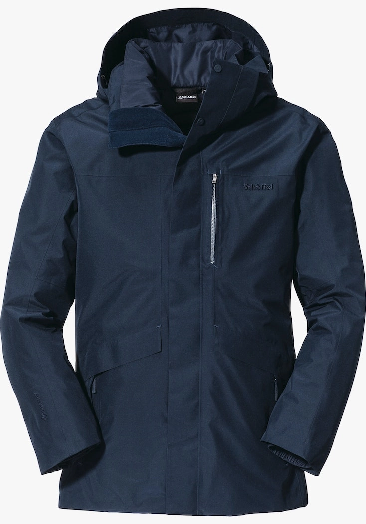 Double Veste Schöffel Men 3in1 Parka Warschau M Blue