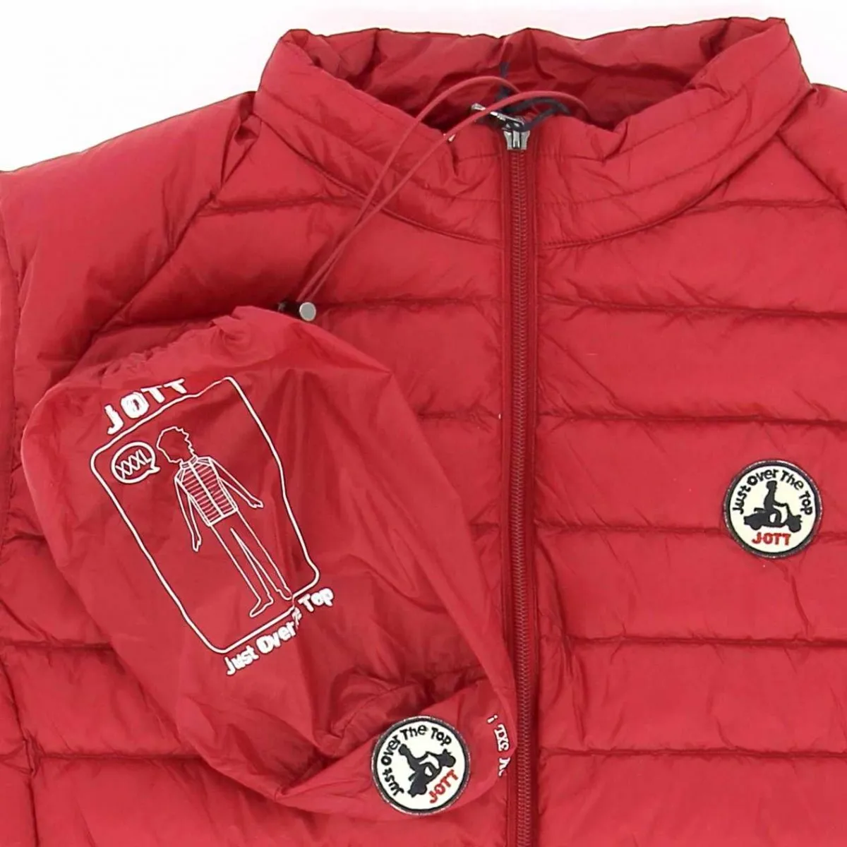 Doudoune homme sans manche JOTT rouge  - Matière-noble  79.90€