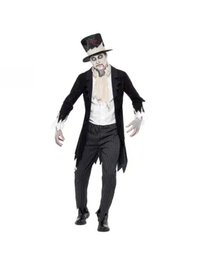 Déguisement Zombie Marié Homme avec accessoires