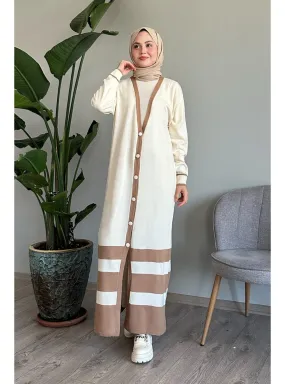 Ecru - Knit Cardigan