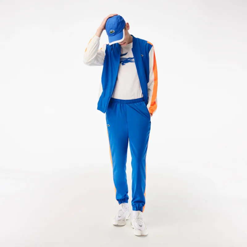 ENSEMBLE DE SURVÊTEMENT HOMME LACOSTE SPORT AVEC BANDES CONTRASTÉES