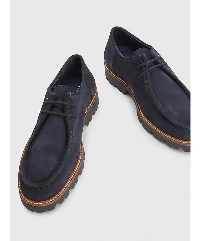 Fiesta France - Mocassins en daim à semelle crantée Tommy Hilfiger