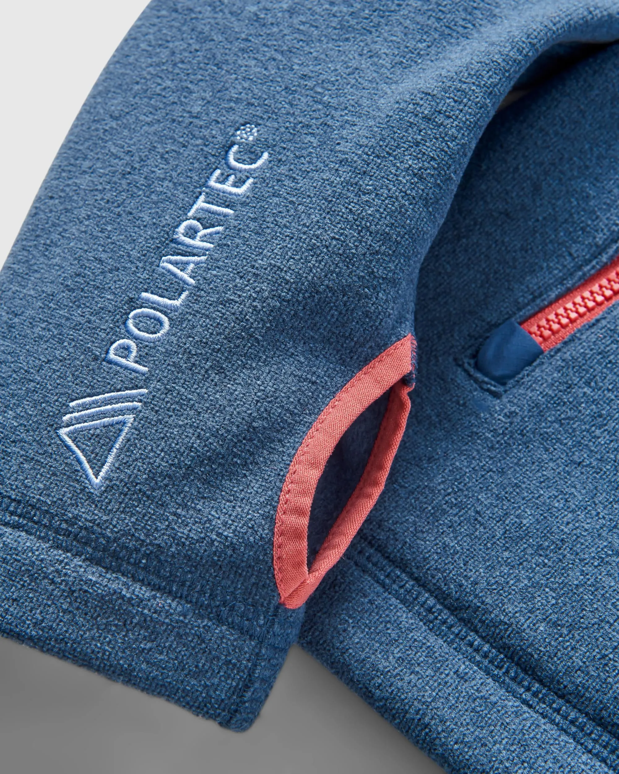 Hoodie en polaire recyclée pour femmes - Dark Denim Marl