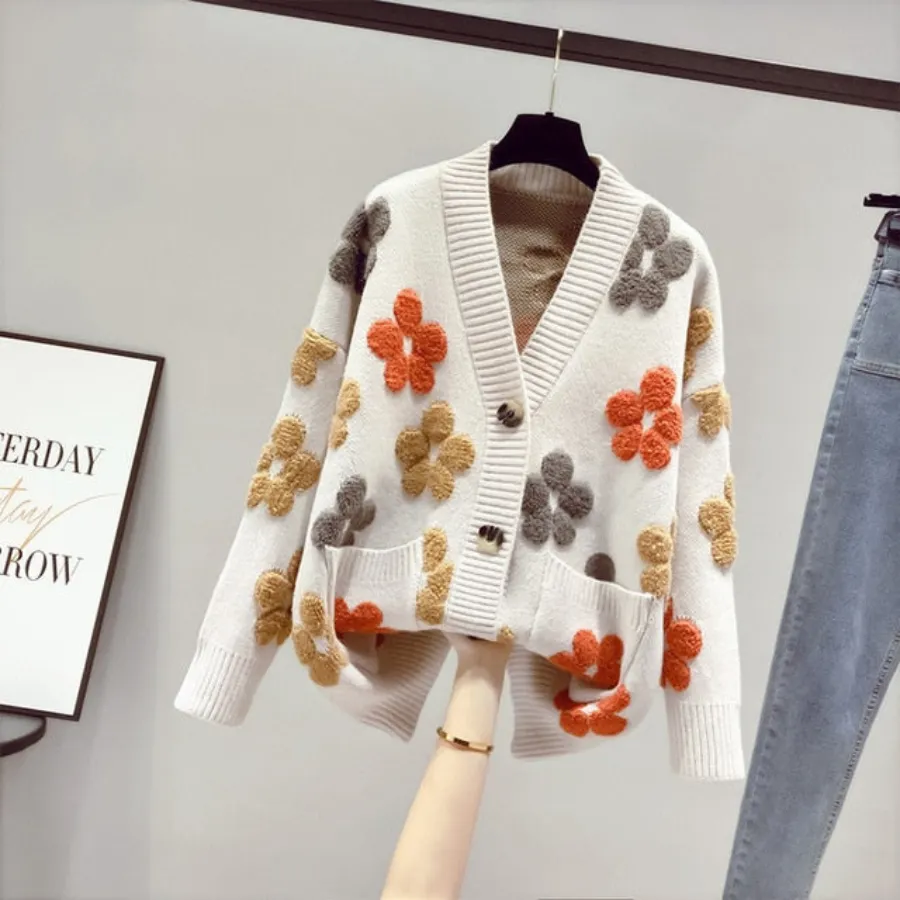 Ingrid | Cardigan Femme à Fleurs | Tendance