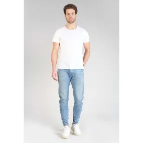 Jeans tapered 900/3G, longueur 34 bleu en coton Le Temps des Cerises - Jean Homme sur MenCorner