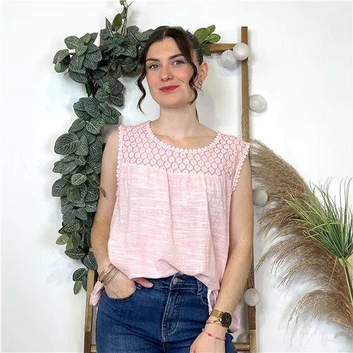 L023- Blouse Brodée (Tu) 