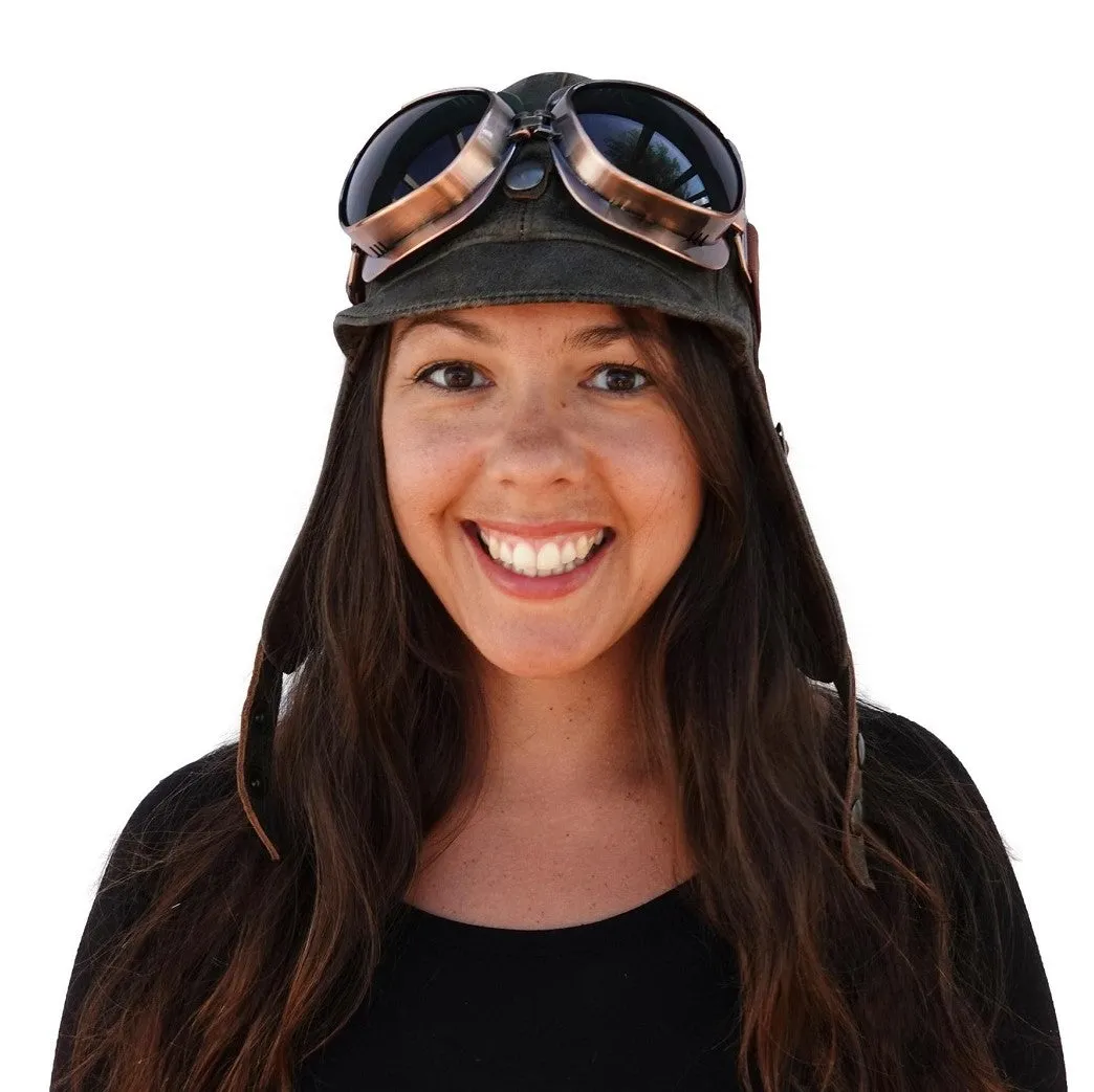 Lunettes Aviateur Rétro Cuivrées