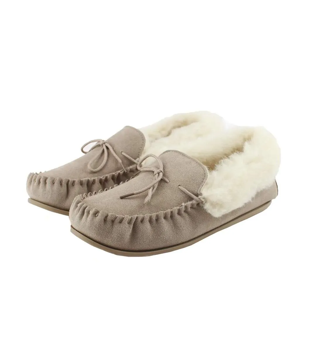 Mocassins willow femme beige gris Eastern Counties Leather