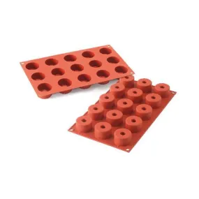 Moule silicone 15 rouleaux 4 cm Siilikomart 