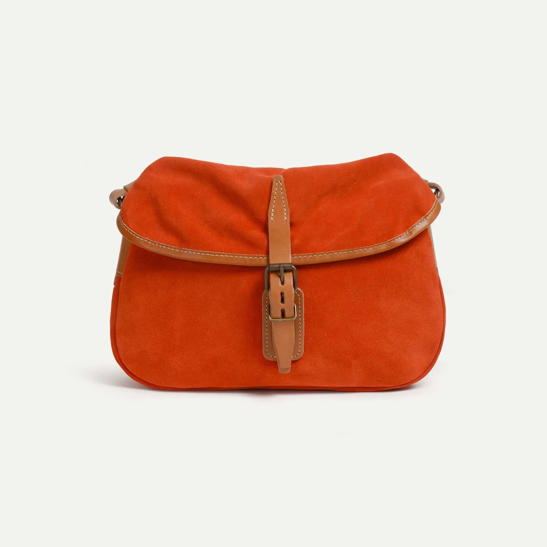 Musette du Pêcheur XS / Cuir Velours - Sunstar - Bleu de Chauffe - Marques de France