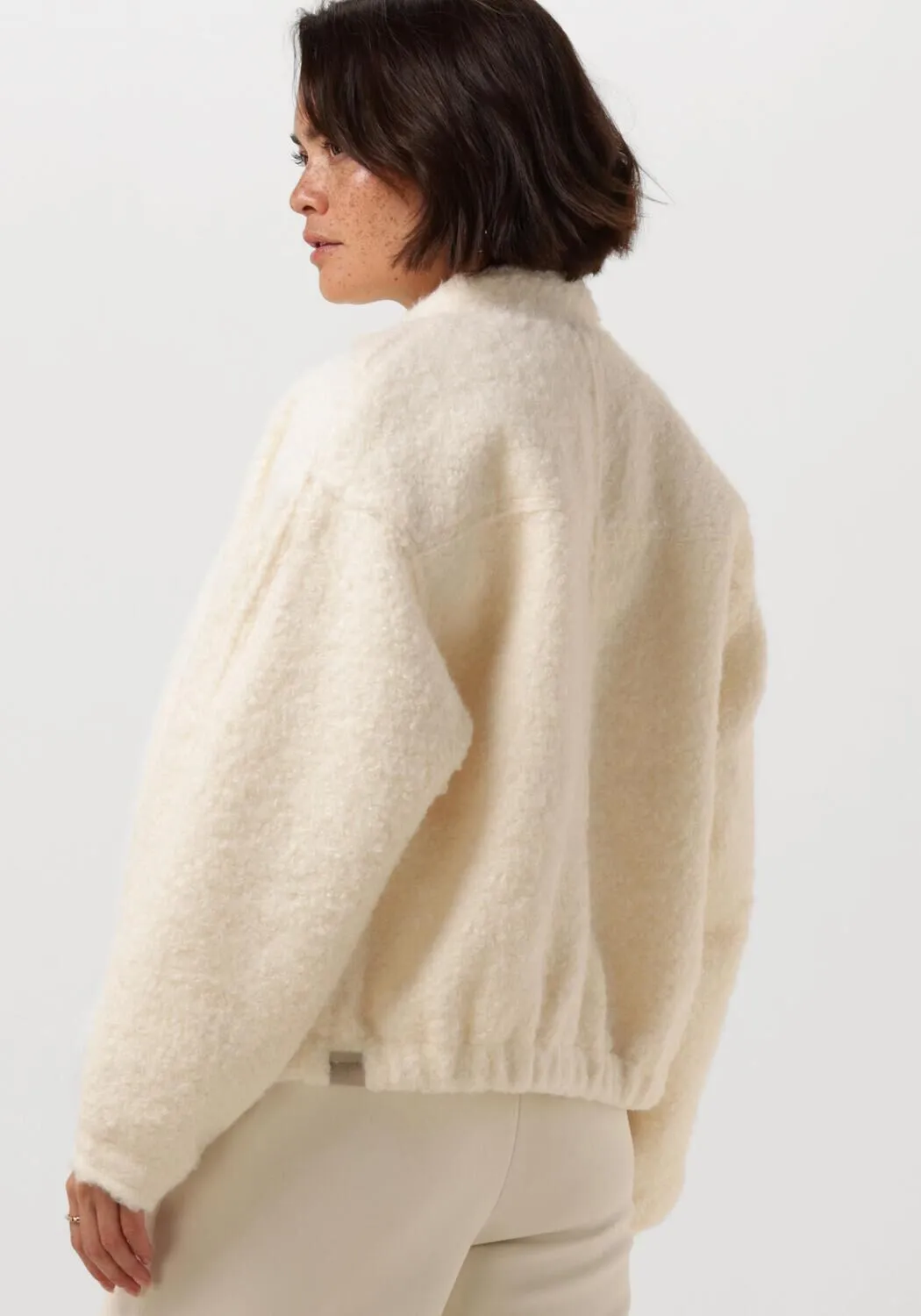 nukus baltimore jacket boucle vestes en blanc
