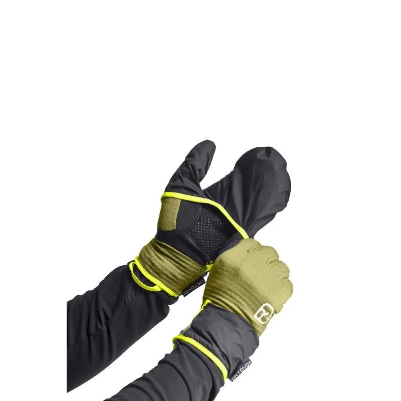 Ortovox Fleece Grid Cover Glove - Gants ski homme | Hardloop