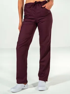 Pantalon médical femme prune Juliette